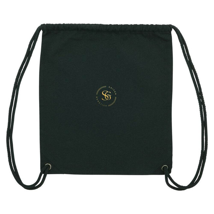 Saiyan Genetics Gym Bag durable water-resistant with multiple compartments and adjustable straps for fitness and outdoor use