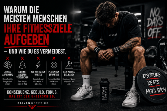 Warum die meisten Menschen ihre Fitnessziele aufgeben – und wie du erfolgreich bleibst