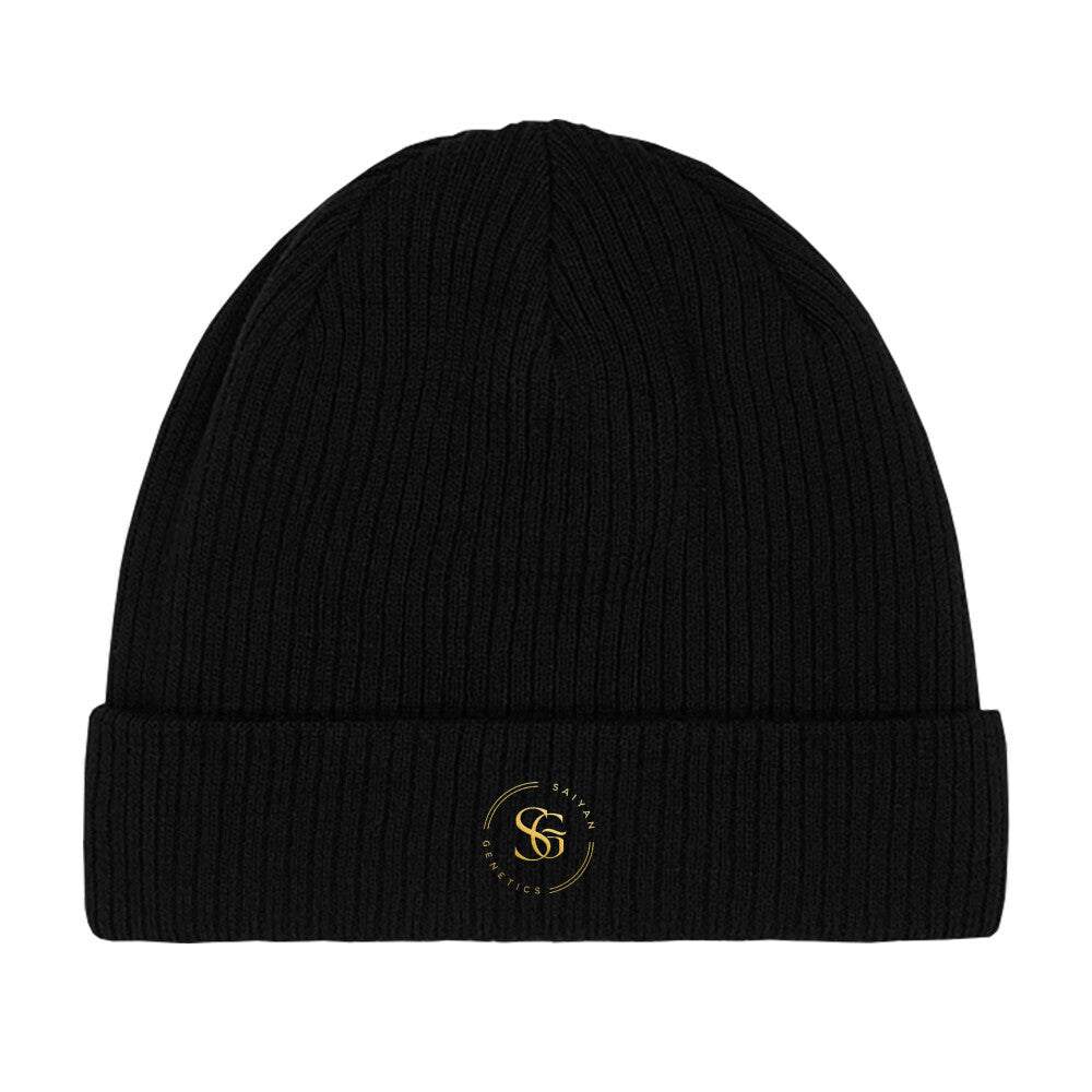 Stylish Saiyan Genetics Beanie made of soft wool for warmth and comfort, perfect for all seasons and outfits