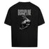 Saiyan Genetics Oversized Shirt Disciplin black cotton fitness T-shirt with oversized fit and modern design