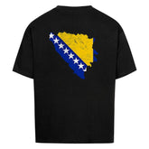Oversized Saiyan Genetics Bosnia shirt with bold print in high-quality cotton blend