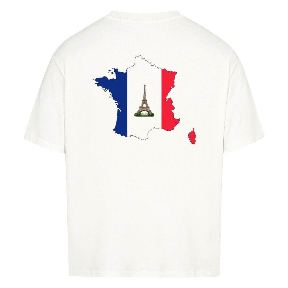Black oversized Saiyan Genetics France shirt with logo on front