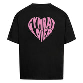 Saiyan Genetics Gym Rat Oversized Shirt in black with bold graphic design for fitness enthusiasts