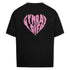 Saiyan Genetics Gym Rat Oversized Shirt in black with bold graphic design for fitness enthusiasts