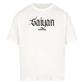 Black Saiyan Apparel oversized shirt made of 100% cotton with casual loose fit