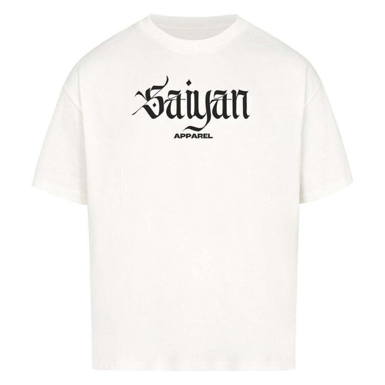 Black Saiyan Apparel oversized shirt made of 100% cotton with casual loose fit