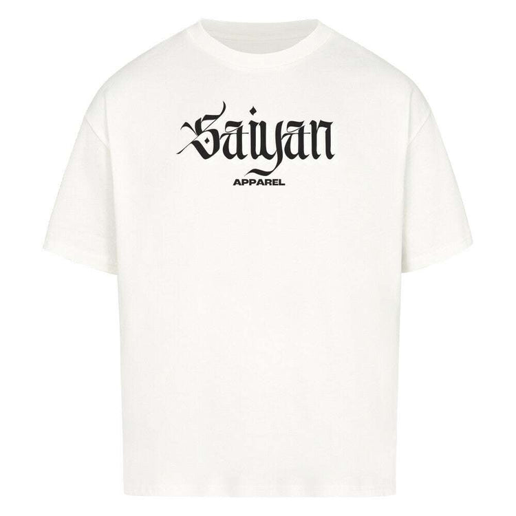 Black Saiyan Apparel oversized shirt made of 100% cotton with casual loose fit