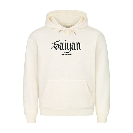 Saiyan Apparel Premium Hoodie in black with modern design and soft cotton blend fabric