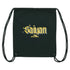 Saiyan Apparel Gym Bag stylish black gym bag with spacious compartments and padded straps