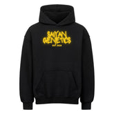 Saiyan Genetics Oversized Hoodie with bold logo and comfortable cotton fabric