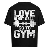 Saiyan Apparel Gym Love oversized shirt in breathable cotton with modern sporty design