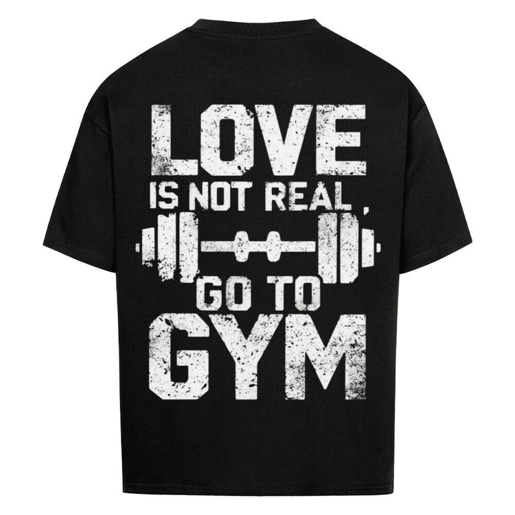 Saiyan Apparel Gym Love oversized shirt in breathable cotton with modern sporty design