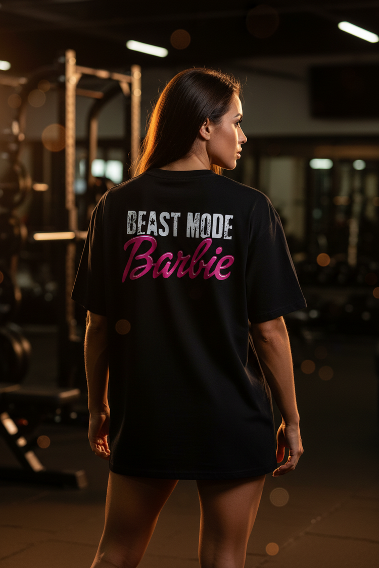Beast Mode Barbie Black Back
