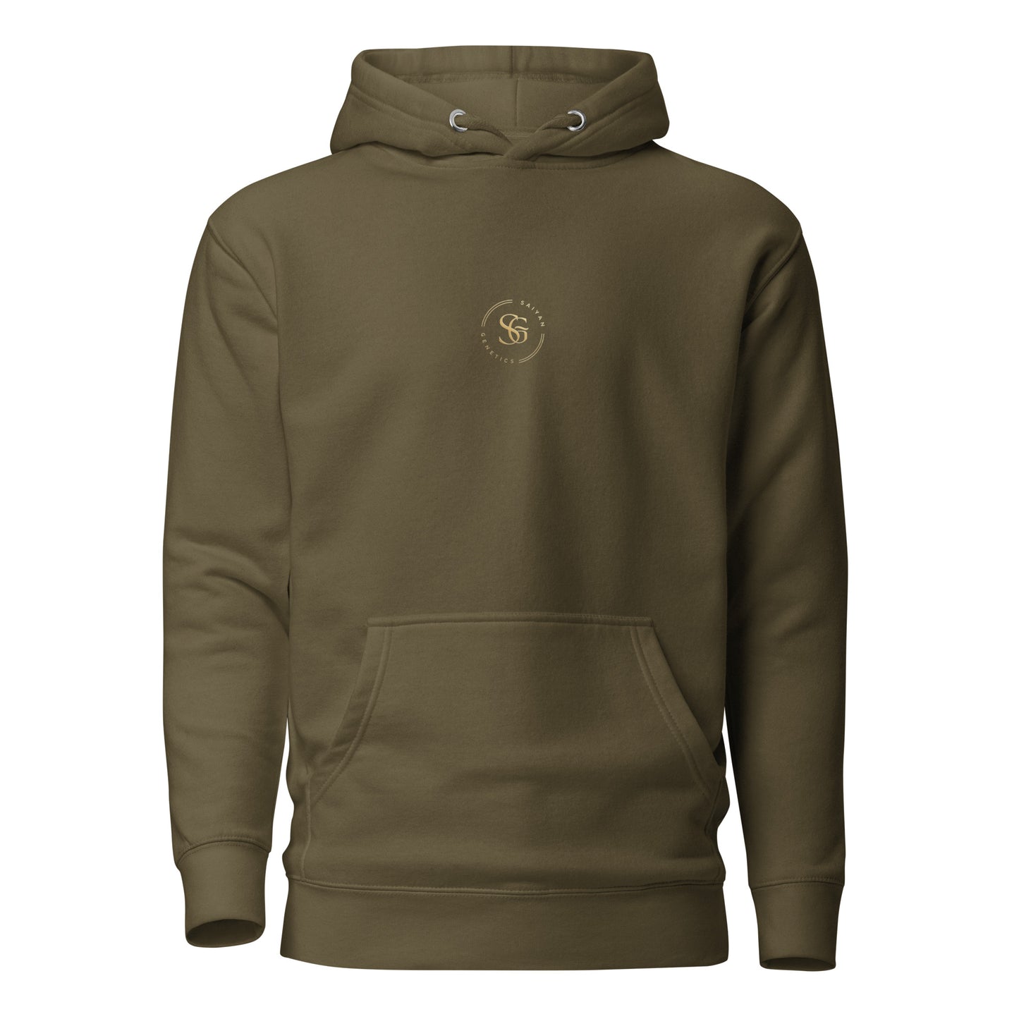 Baumwolle Hoodie Herren Cotton Blend - Vorderansicht - Saiyan Genetics