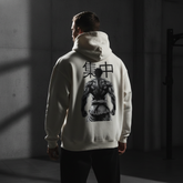Focus Hoodie Cream Hinten