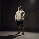 Focus Hoodie Cream Vorne