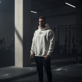 Focus Hoodie Weiß Vorne