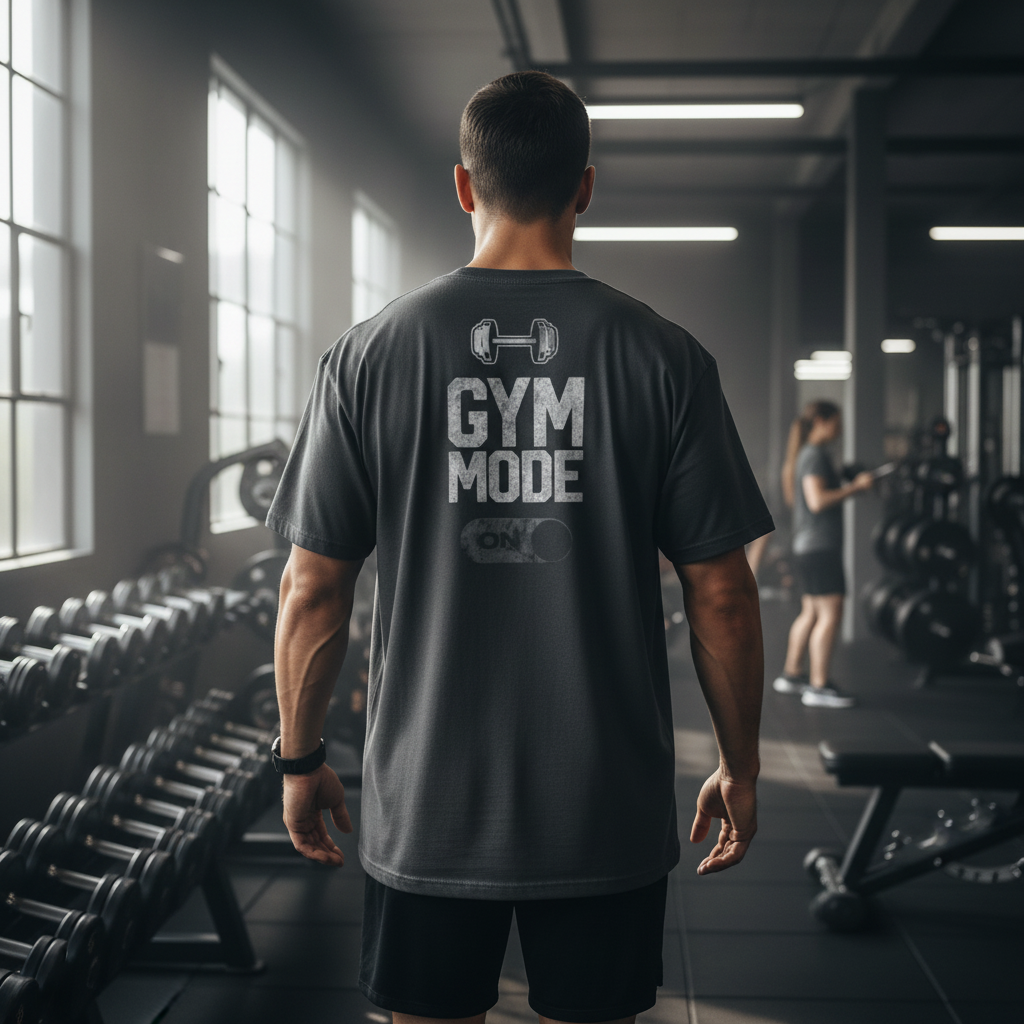 GYM MODE ON Lifestyle Rückansicht