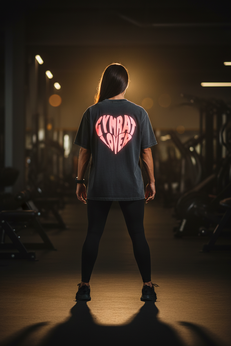 Gym Rat Charcoal Back