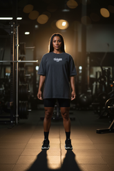 Gym Rat Charcoal Front