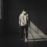 Hoodie Cream Hinten