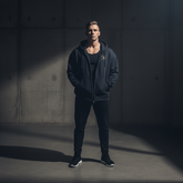 Hoodie Navy Vorne