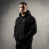 Hoodie Schwarz Vorne Hell