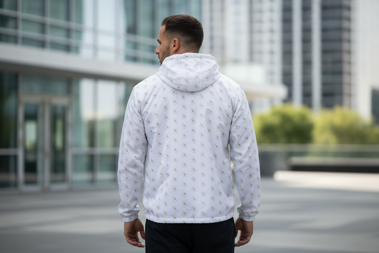 Premium Lifestyle Windbreaker Rückansicht