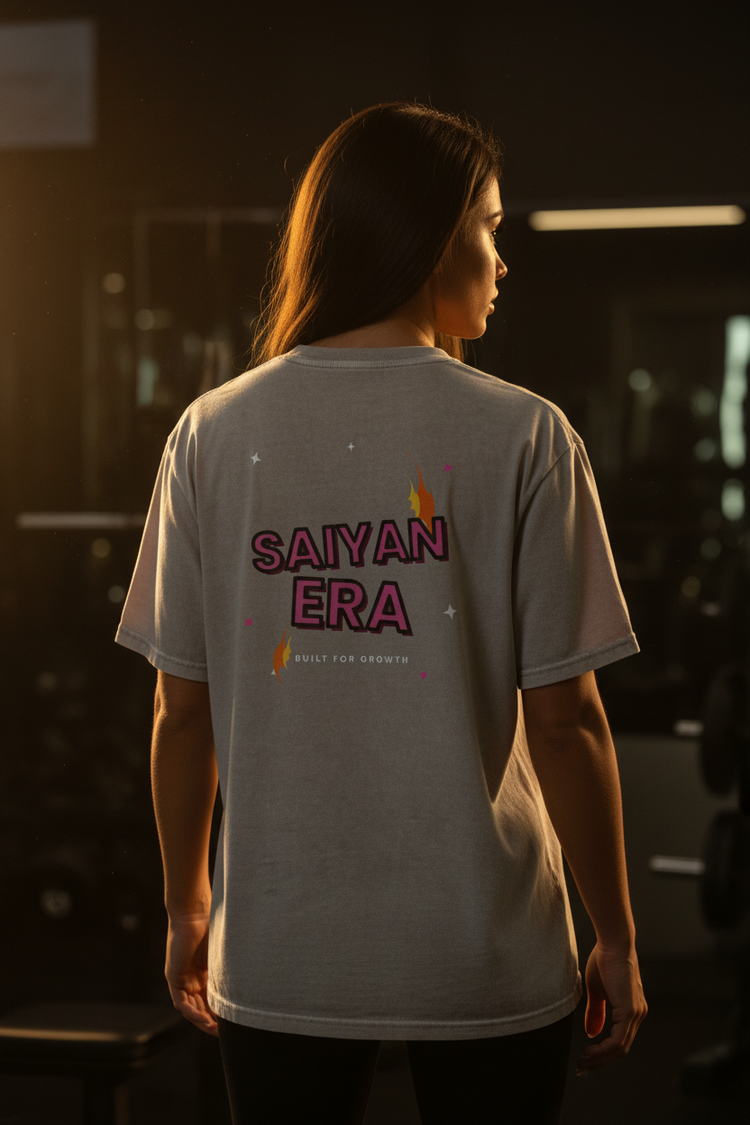 SG Saiyan ERA Washed Grey – Back