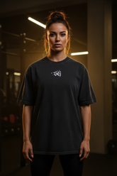 SG that girl ENERGY Washed Black – Front (neu)