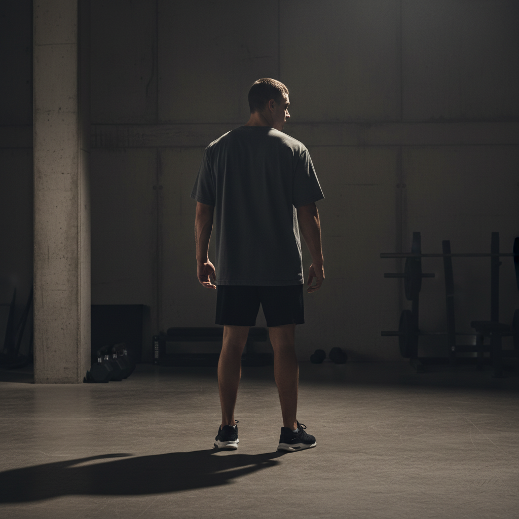Washed Grey Hinten Gym 1:1